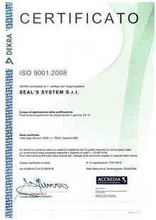 certificazione 9001 2008 ITA